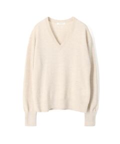 TOMORROWLAND / トゥモローランド ニット・セーター | プレーンウール Vネックプルオーバー