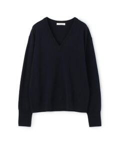 TOMORROWLAND / トゥモローランド ニット・セーター | プレーンウール Vネックプルオーバー