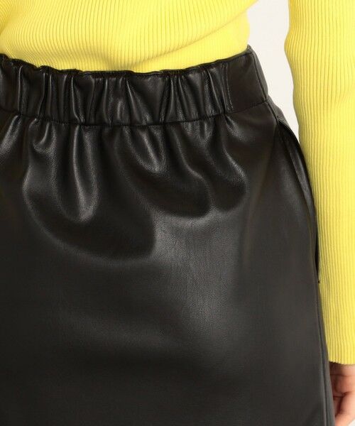TOMORROWLAND / トゥモローランド ロング・マキシ丈スカート | レザーライクIラインロングスカート | 詳細8