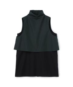 TOMORROWLAND / トゥモローランド シャツ・ブラウス | ベーシックコットン レイヤードノースリーブシャツ