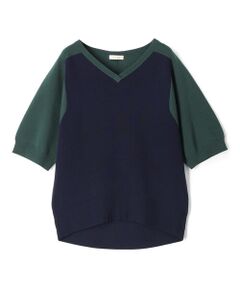 TOMORROWLAND / トゥモローランド ニット・セーター | ドライミラノリブ ハーフスリーブプルオーバー