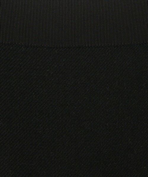 ウールシルクブロックトゥース ジャンパースカート （ミニ丈・ひざ丈