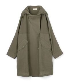 TOMORROWLAND / トゥモローランド ミリタリージャケット・コート | ウールナイロンワッシャークロス モッズコート