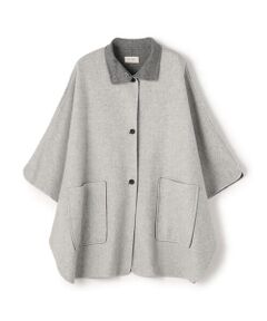 TOMORROWLAND / トゥモローランド ポンチョ | ライトダブルフェイスシャギー ハイネックポンチョ