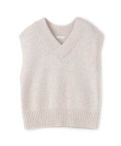 TOMORROWLAND / トゥモローランド ベスト | ファインウール Vネックベスト