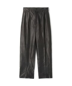 EURO GOAT LEATHER SLACKS レザー スラックス