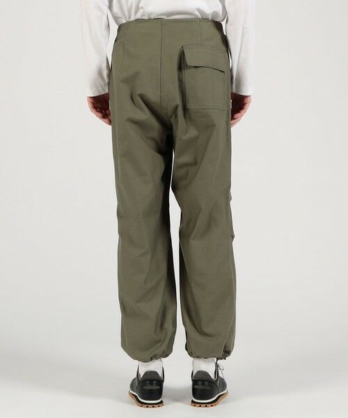 COTTON BACK SATIN MILITALY PANTS コットン ミリタリーパンツ