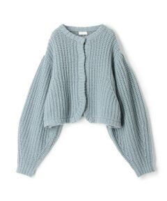 TOMORROWLAND / トゥモローランド カーディガン・ボレロ | ラグジュアリーカシミヤ バルーンスリーブカーディガン