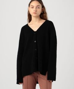 TOMORROWLAND / トゥモローランド カーディガン・ボレロ | エクストラファインウールブークレー Vネックカーディガン