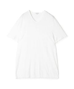 コットンリネンショートスリーブ VネックTシャツ MYH3006