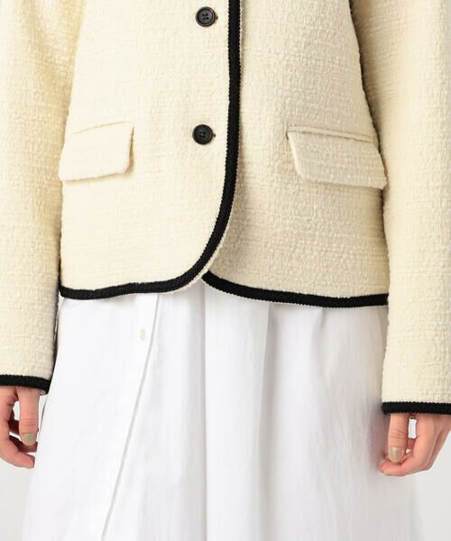 セール】 ループヤーンドビー ノーカラージャケット （ノー