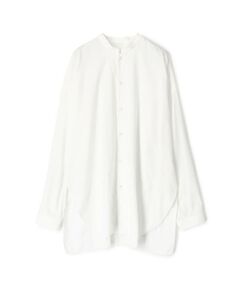 TOMORROWLAND / トゥモローランド シャツ・ブラウス | コットンレーヨンローン バンドカラーシャツ