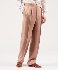 TOMORROWLAND / トゥモローランド スラックス・ドレスパンツ | BERNARD ZINS H8 レーヨンリネン 2インプリーツトラウザーズ