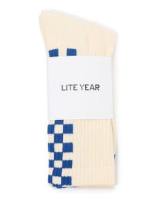 LITE YEAR Check Crew Socks ソックス