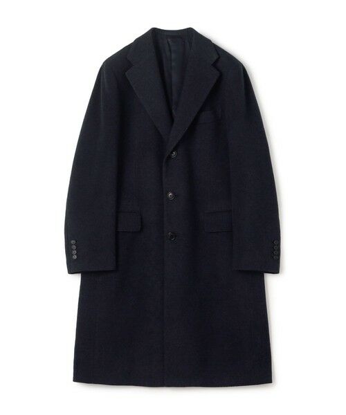 ウールカシミヤ シングルチェスターコート Ermenezild Zegna