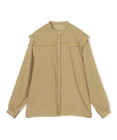 TOMORROWLAND / トゥモローランド シャツ・ブラウス | コモンフラワープリント スタンドカラーブラウス