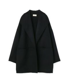 TOMORROWLAND / トゥモローランド その他アウター | ダブルフェイスメルトンビーバー ワイドカラーコート