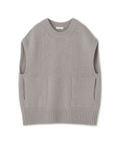 TOMORROWLAND / トゥモローランド ニット・セーター | ファインウール　クルーネックベスト