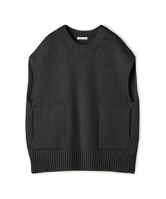 TOMORROWLAND / トゥモローランド ニット・セーター | ファインウール　クルーネックベスト