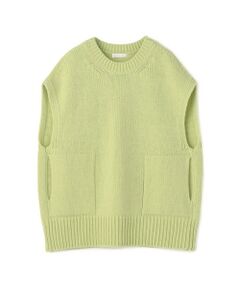 TOMORROWLAND / トゥモローランド ニット・セーター | ファインウール　クルーネックベスト