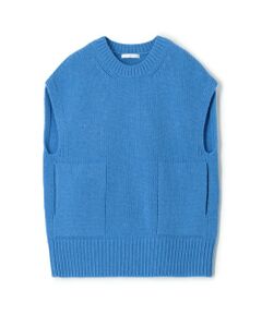 TOMORROWLAND / トゥモローランド ニット・セーター | ファインウール　クルーネックベスト