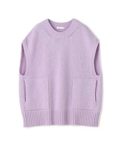 TOMORROWLAND / トゥモローランド ニット・セーター | ファインウール　クルーネックベスト