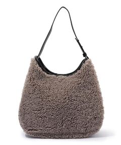 TOMORROWLAND / トゥモローランド ショルダーバッグ | TOMORROWLAND エコムートン ラウンドショルダーバッグ