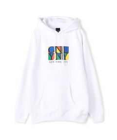 ONLY NY PLAZA HOODIE コットンポリエステル フーディー