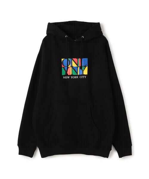 ONLY NY PLAZA HOODIE コットンポリエステル フーディー