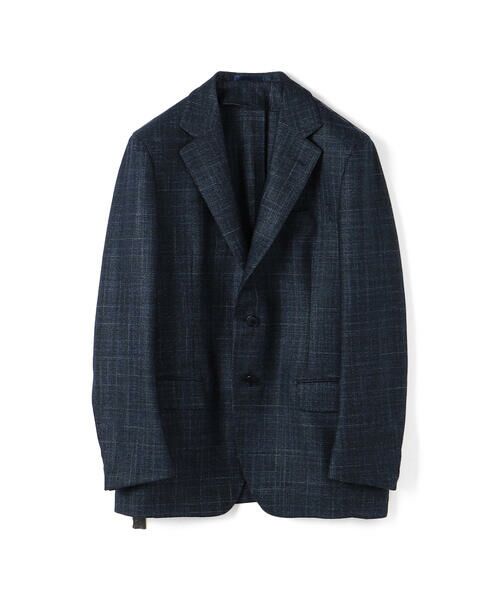 ウールシルクカシミヤ シングルブレステッド2Bジャケット Loro Piana