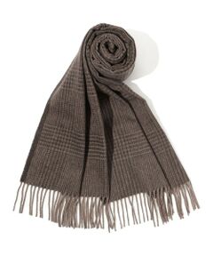 TOMORROWLAND / トゥモローランド マフラー・ショール・スヌード・ストール | シルク チェック マフラー NOVARA