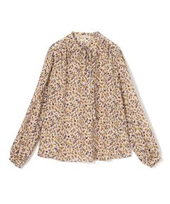 TOMORROWLAND / トゥモローランド シャツ・ブラウス | オルゴールフラワープリント ボウタイブラウス