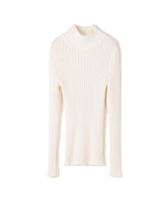 TOMORROWLAND / トゥモローランド ニット・セーター | ウールシルクリブ ハイネックプルオーバー