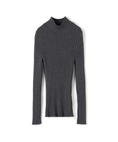 TOMORROWLAND / トゥモローランド ニット・セーター | ウールシルクリブ ハイネックプルオーバー