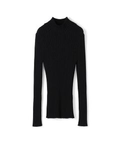 TOMORROWLAND / トゥモローランド ニット・セーター | ウールシルクリブ ハイネックプルオーバー