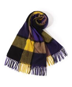 TOMORROWLAND / トゥモローランド マフラー・ショール・スヌード・ストール | Joshua Ellis 3colour Block Check カシミヤストール