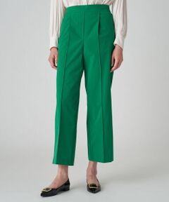 TOMORROWLAND / トゥモローランド スラックス・ドレスパンツ | ストレッチタフタ タックストレートパンツ