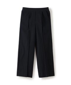 TOMORROWLAND / トゥモローランド スラックス・ドレスパンツ | ストレッチタフタ タックストレートパンツ