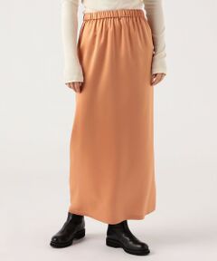 TOMORROWLAND / トゥモローランド ロング・マキシ丈スカート | アセテートポリエステルサテン Iラインマキシスカート