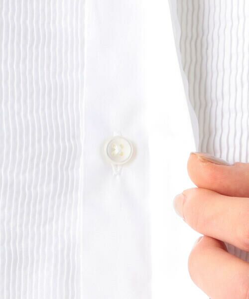 TOMORROWLAND / トゥモローランド シャツ・ブラウス | BOURRIENNE コットン フロントピンタックシャツ | 詳細4