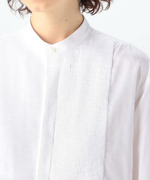 TOMORROWLAND / トゥモローランド シャツ・ブラウス | BOURRIENNE コットン フロントピンタックシャツ | 詳細5