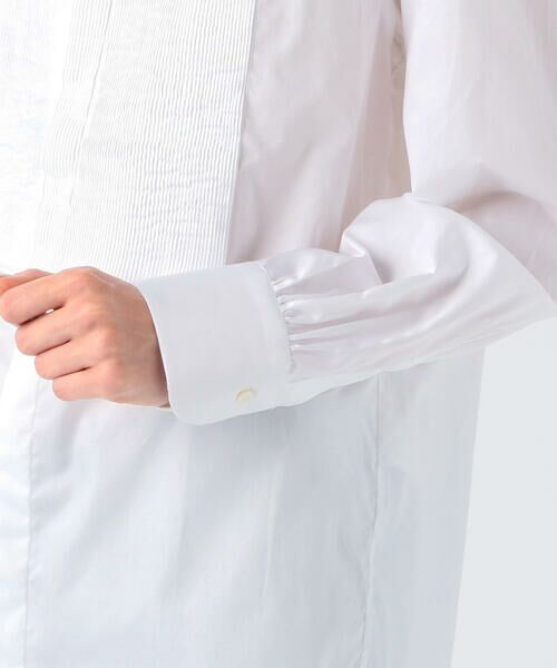 TOMORROWLAND / トゥモローランド シャツ・ブラウス | BOURRIENNE コットン フロントピンタックシャツ | 詳細7