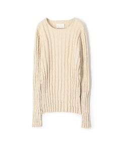 TOMORROWLAND / トゥモローランド ニット・セーター | Lauren Manoogian RIB APRON PULLOVER コットンリブ ロングフロントプルオーバー