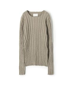 Lauren Manoogian RIB APRON PULLOVER コットンリブ ロングフロントプルオーバー