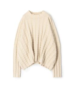 Lauren Manoogian BUBBLE RIB MOCKNECK コットンリブ モックネックプルオーバー