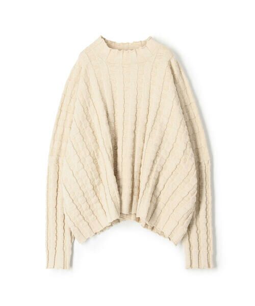 Lauren Manoogian BUBBLE RIB MOCKNECK コットンリブ モックネックプルオーバー