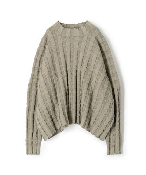 Lauren Manoogian BUBBLE RIB MOCKNECK コットンリブ モックネックプルオーバー