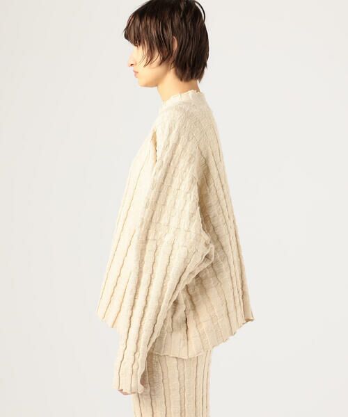 セール】 Lauren Manoogian BUBBLE RIB MOCKNECK コットンリブ モックネックプルオーバー （ニット・セーター）｜TOMORROWLAND  / トゥモローランド ファッション通販 タカシマヤファッションスクエア