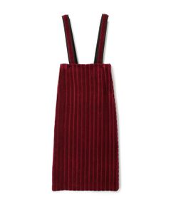 ■マキシコーデュロイ サスペンダーロングスカート