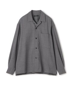TOMORROWLAND / トゥモローランド シャツ・ブラウス | ポリエステルウール オープンカラーシャツ